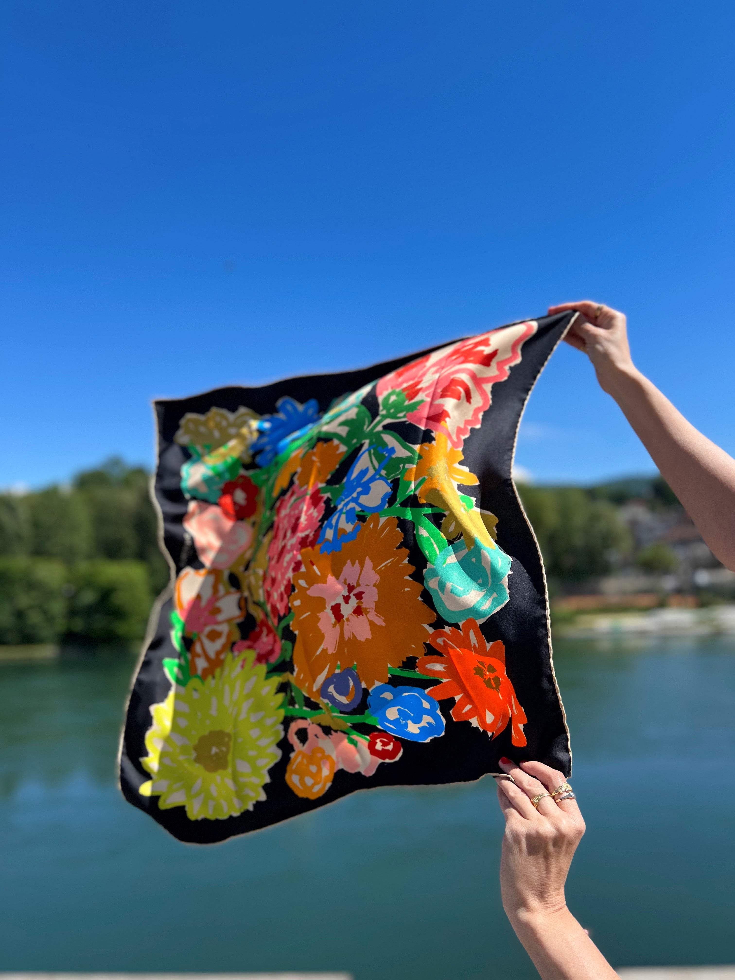Foulard Art Black