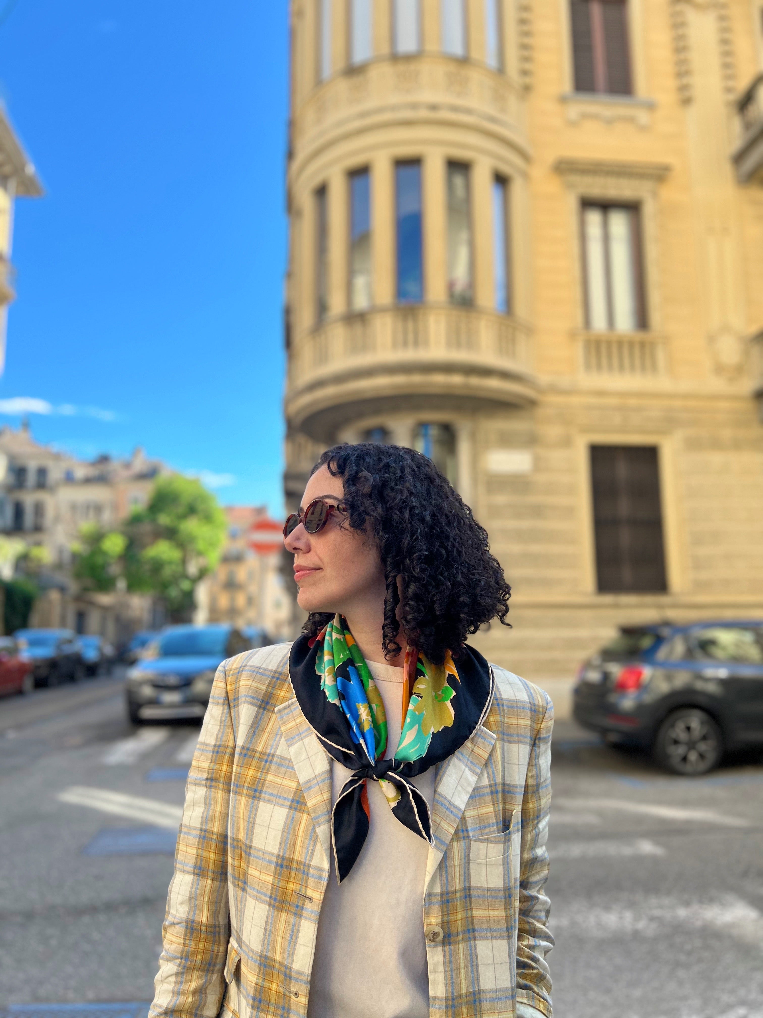 Foulard Art Black