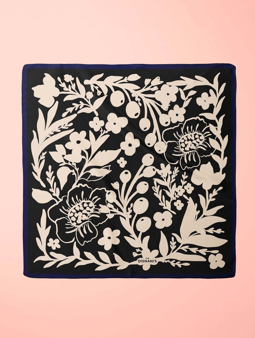 Cotton Silk Foulard Vergel 50cm